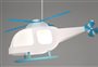 Kid's bedroom ceiling light GREY HELICOPTER  