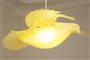 Lampe plafonnier suspension pour chambre enfant COLOMBE JAUNE OR