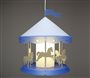 Lampe plafonnier Suspension Enfant MANÈGE BLEU