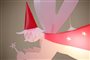 Lampe suspension plafonnier enfant fille FÉE ROSE et FRAMBOISE