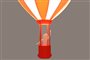 Lampe plafonnier lustre suspension pour enfant MONTGOLFIERE CORAIL