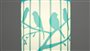 Zoom Lampe plafonnier suspension pour enfant CAGE AUX OISEAUX TURQUOISE