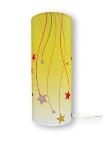 Lampe de chevet ETOILES FILANTES CITRON