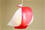 lampe plafonnier suspension enfant Bateau Rose Framboise