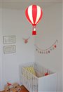 Lampe plafonnier suspension pour chambre d'enfant MONTGOLFIÈRE ROUGE