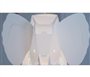 Tête lampe plafonnier suspension chambre d'enfant ELEPHANT BLANC