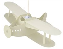 Lampe suspension enfant AVION BLANC