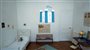 Luminaire suspension decoration chambre enfant CHATEAU BLANC ET BLEU