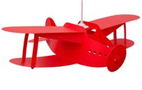 Lampe suspension enfant AVION ROUGE