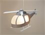 Kid's ceiling pendant GREY HELICOPTER lamp  