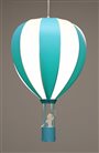 RM Coudert lampe montgolfière bleue suspension enfant chambre ampoule