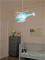 Lamp ceiling light for kid's TURQUOISEE HELICOPTER 