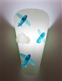 Lamp Wall lamp for kids TURQUOISE BLUE LITTLE PLANES