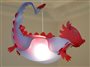 Lamp ceiling light for kids BLUE and RED DRAGON