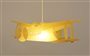 Kid's ceiling light TROPICAL YELLOW AIRPLANE Lamp