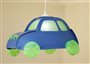 Lamp ceiling light for kids BLUE AND TURQUOISE CAR