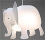 Lampe plafonnier suspension chambre d'enfant ELEPHANT BLANC