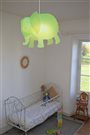 lampe plafonnier suspension chambre enfant Éléphant Vert anis