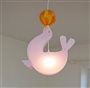 Zoom Lampe plafonnier suspension chambre enfant OTARIE ROSE ballon orange