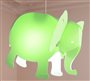 lampe plafonnier suspension chambre d'enfant Éléphant Vert anis