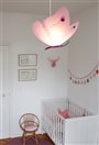 Lampe plafonnier suspension chambre enfant bébé fille PAPILLON LILAS