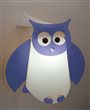 Kid's bedroom wall lamp BLUE OWL Light
