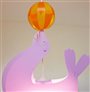 Lamp ceiling light for kids LILAC and ORANGE Balloon SEA-LION