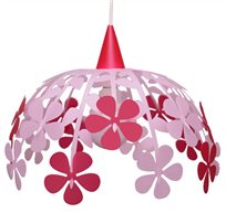 FLOWER BUNCH ceiling light PINK and RASPBERRY