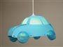 Lamp ceiling light for kids TURQUOISE CAR