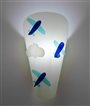 Lamp Wall lamp for kids BLUE LITTLE PLANES