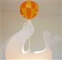 Lamp ceiling light for kids WHITE and ORANGE Balloon SEA-LION