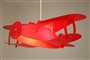 lampe suspension chambre d'enfant garçon avion rouge