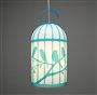 Lamp TURQUOISE BIRD CAGE ceiling light