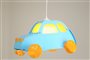 Lamp ceiling light for kids TURQUOISE AND ORANGE CAR