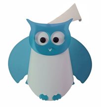 OWL wall lamp TURQUOISE