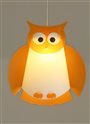 lampe plafonnier suspension pour enfant Hibou orange