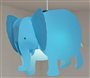 lampe plafonnier suspension chambre d'enfant bébé Éléphant Turquoise