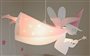 Kid's bedroom ceiling light WHITE and SOFT PINK FAIRY Lamp