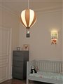 Lampe plafonnier suspension chambre enfant MONTGOLFIERE GRISE