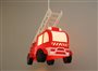 cadeau naissance suspension chambre enfant camion pompier