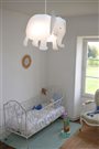 Lampe plafonnier suspension chambre enfant bébé ELEPHANT BLANC
