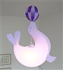 Zoom Lampe plafonnier suspension chambre enfant OTARIE LILAS ballon violet