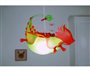 Lamp ceiling light for kids LIME and RED DRAGON
