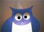 Lamp wall lamp for kids BLUE OWL