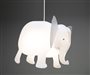 Lampe plafonnier suspension enfant ELEPHANT BLANC
