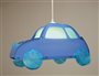 Lamp ceiling light for kids BLUE AND TURQUOISE CAR