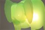 lampe lustre plafonnier suspension pour enfant Éléphant Vert anis