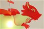 Lamp ceiling light for kids LIME and RED DRAGON