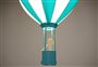 RM Coudert hot air balloon home blue turquoise children bedroom decoration