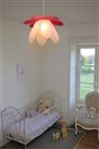 lampe plafonnier suspension chambre d'enfant bébé fille Fleur rose et fushia